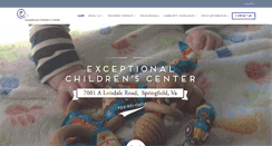 Desktop Screenshot of exceptionalchildrenscenter.com