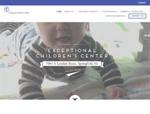 Tablet Screenshot of exceptionalchildrenscenter.com